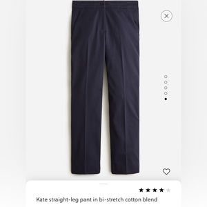 J. Crew Kate Straight Pants